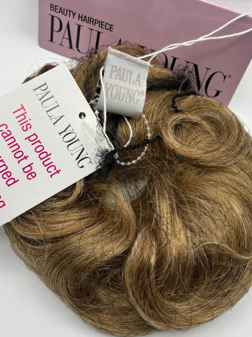 New Paula Young Lot of 2 Wigs Sunkissed Blonde 14/26A Wispy Wrap Curled Up Wrap